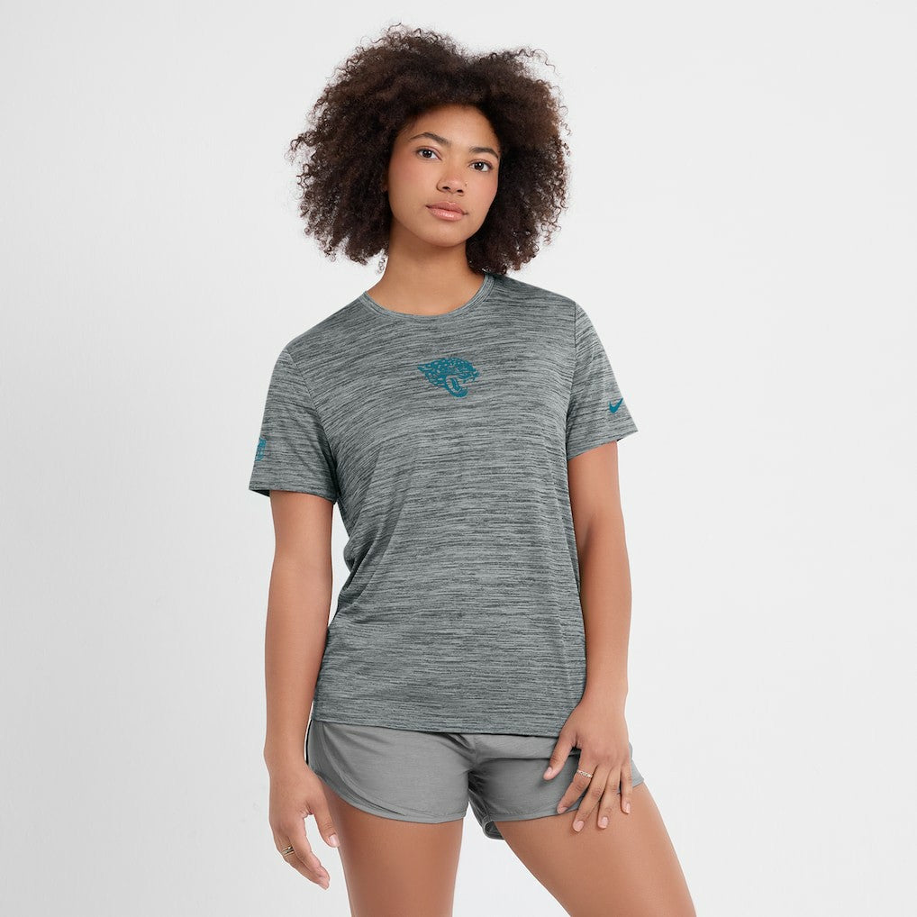 Jacksonville Jaguars Women's Sideline Velocity Dri-FIT T-Shirt Gray - Nike