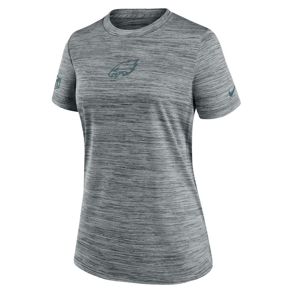 Philadelphia Eagles Women's Sideline Velocity Dri-FIT T-Shirt Gray - Nike