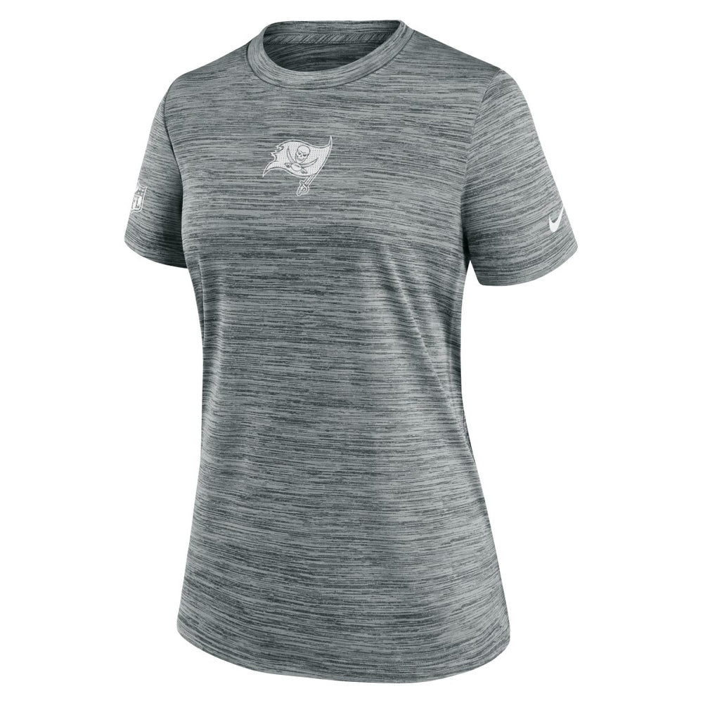Tampa Bay Buccaneers Women's Sideline Velocity Dri-FIT T-Shirt Gray - Nike