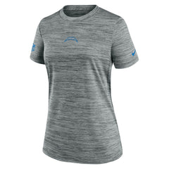 Los Angeles Chargers Women's Sideline Velocity Dri-FIT T-Shirt Gray - Nike