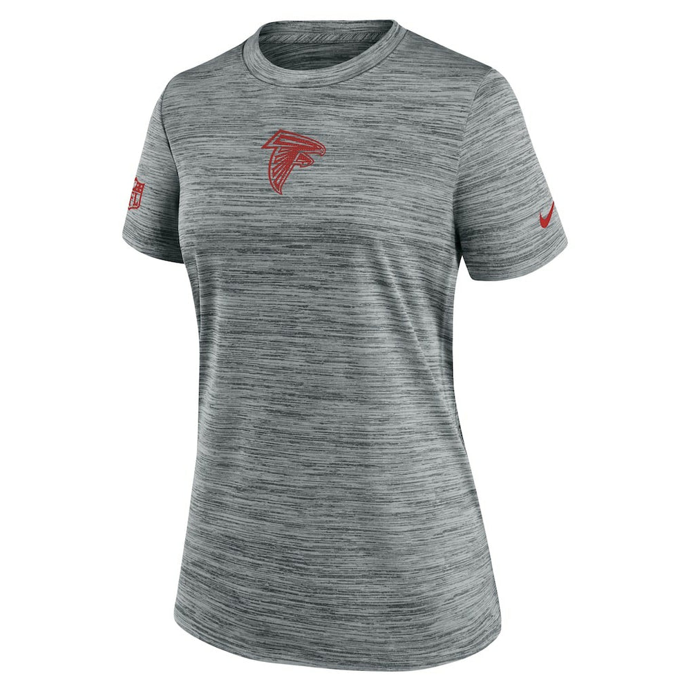 Atlanta Falcons Women's Sideline Velocity Dri-FIT T-Shirt Gray - Nike