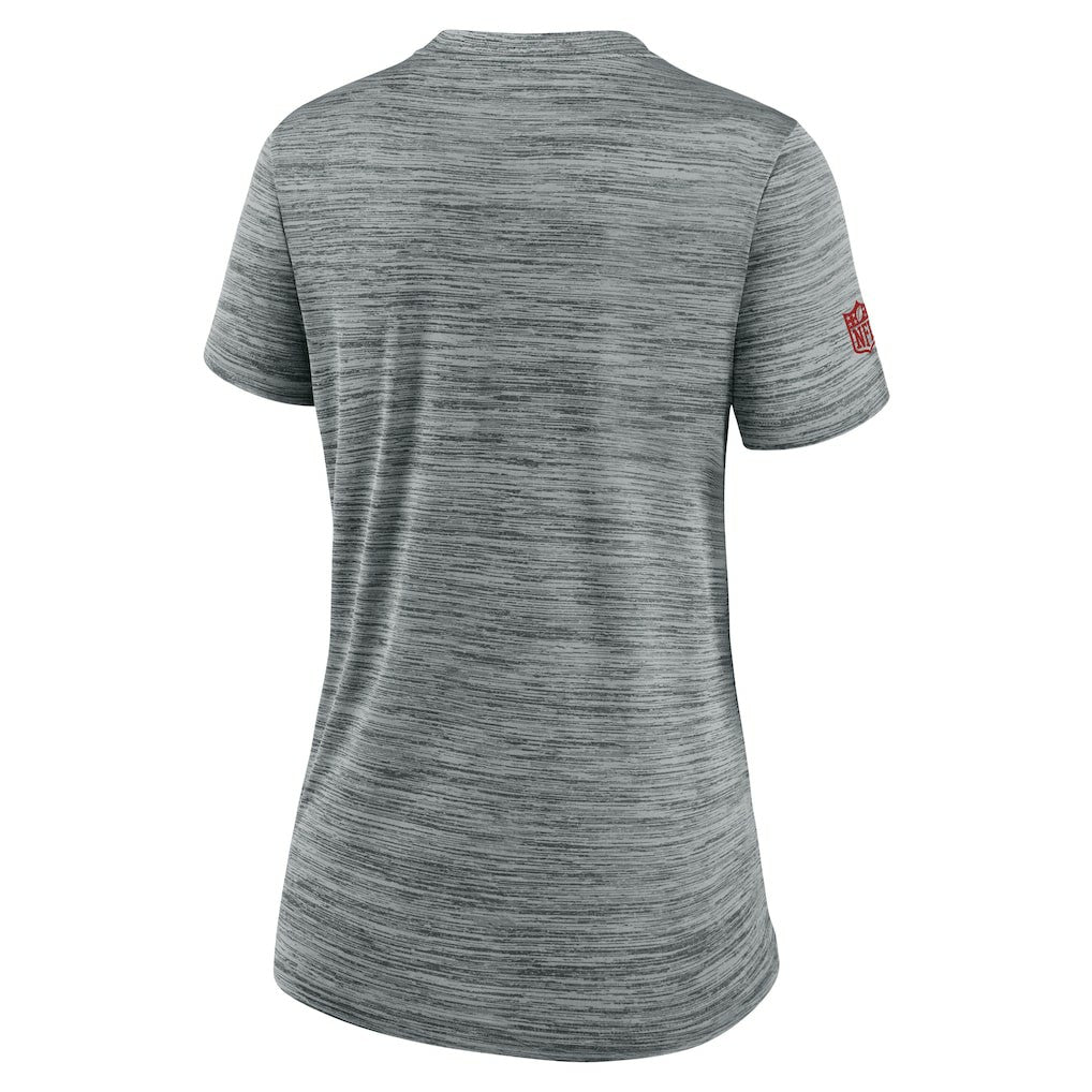 Atlanta Falcons Women's Sideline Velocity Dri-FIT T-Shirt Gray - Nike