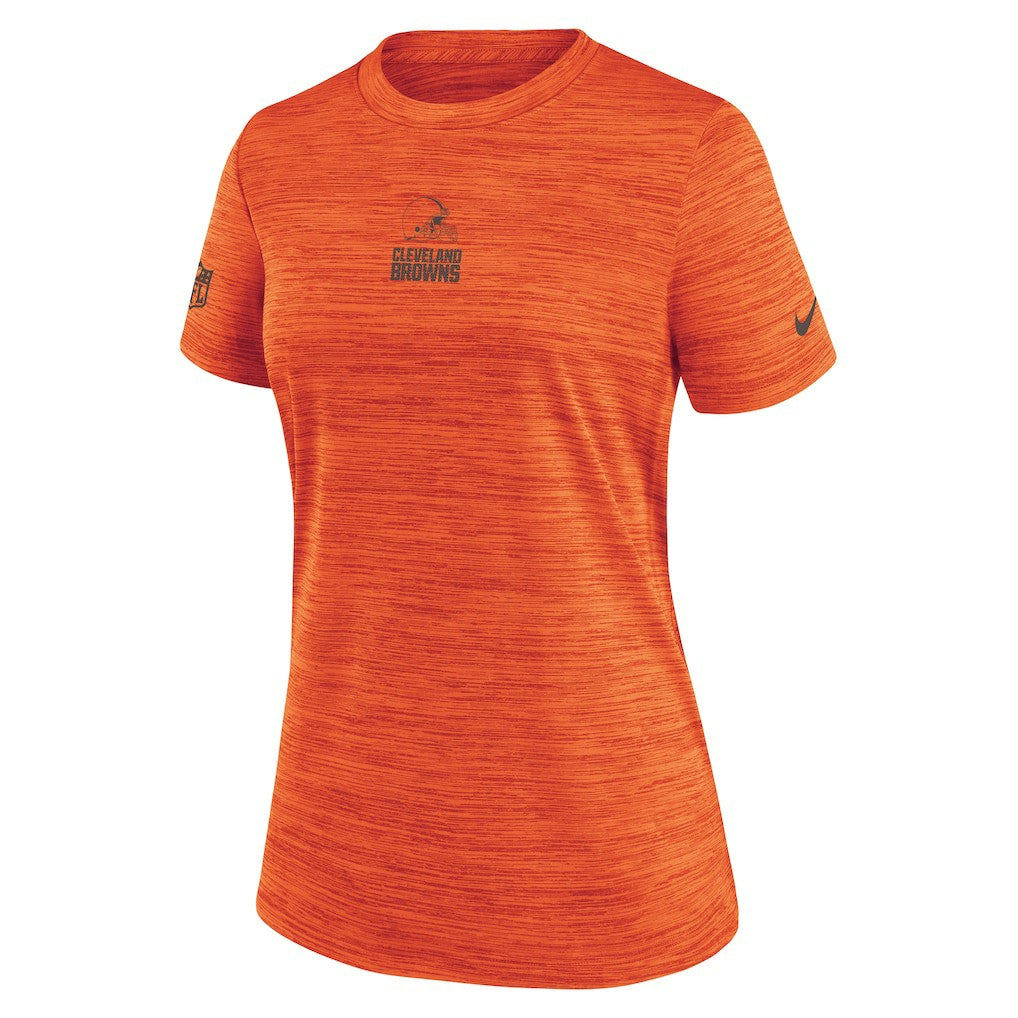 Cleveland Browns Women's Sideline Velocity Dri-FIT T-Shirt Orange - Nike