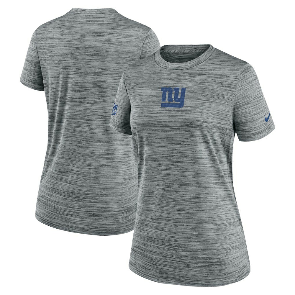 New York Giants Women's Sideline Velocity Dri-FIT T-Shirt Gray - Nike