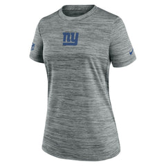 New York Giants Women's Sideline Velocity Dri-FIT T-Shirt Gray - Nike