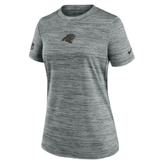 Carolina Panthers Women's Sideline Velocity Dri-FIT T-Shirt Gray - Nike