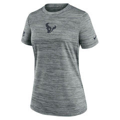 Houston Texans Women's Sideline Velocity Dri-FIT T-Shirt Gray - Nike