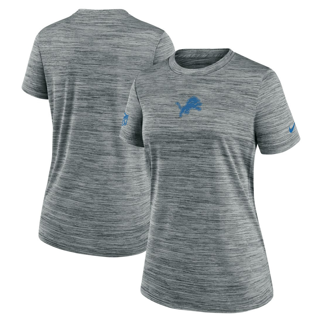 Detroit Lions Women's Sideline Velocity Dri-FIT T-Shirt Gray - Nike