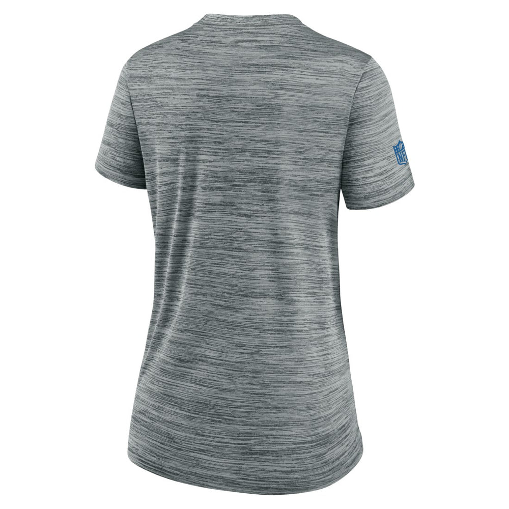 Detroit Lions Women's Sideline Velocity Dri-FIT T-Shirt Gray - Nike