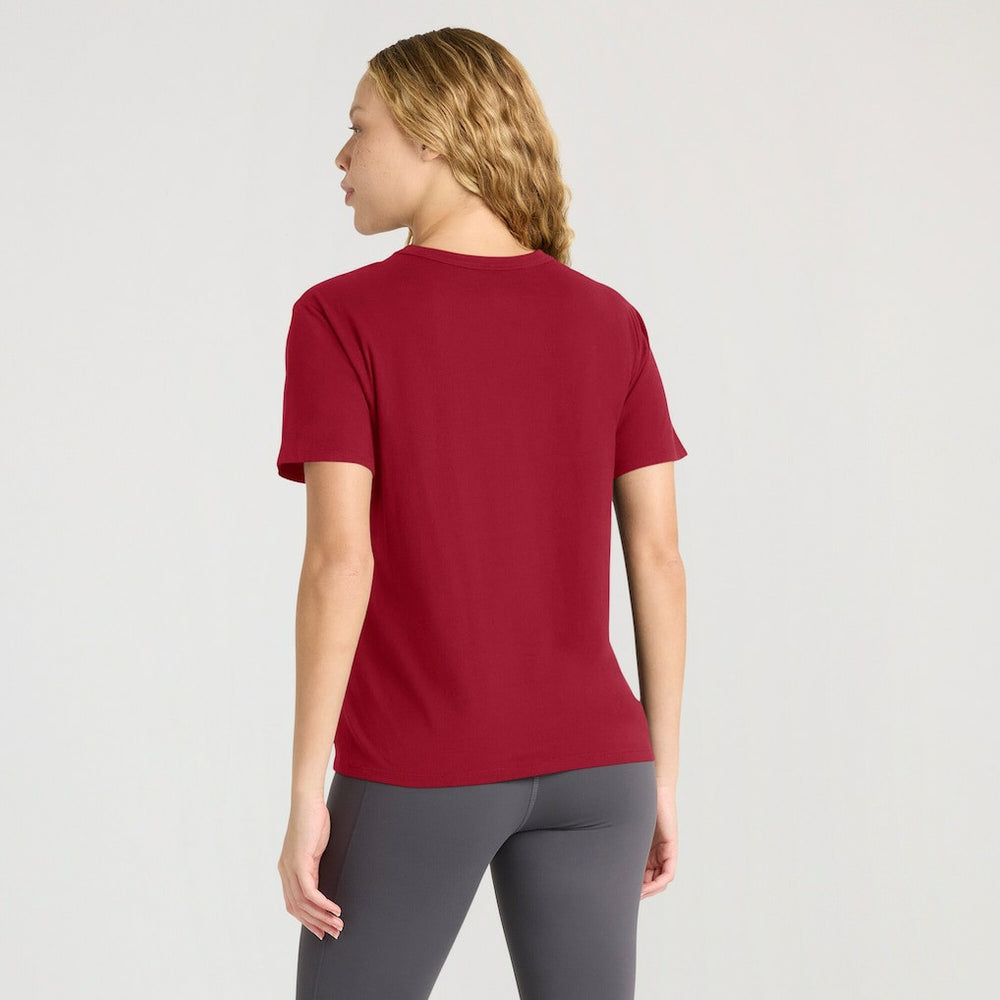 San Francisco 49ers Women's Line Em Up T-Shirt Scarlet - Fanatics