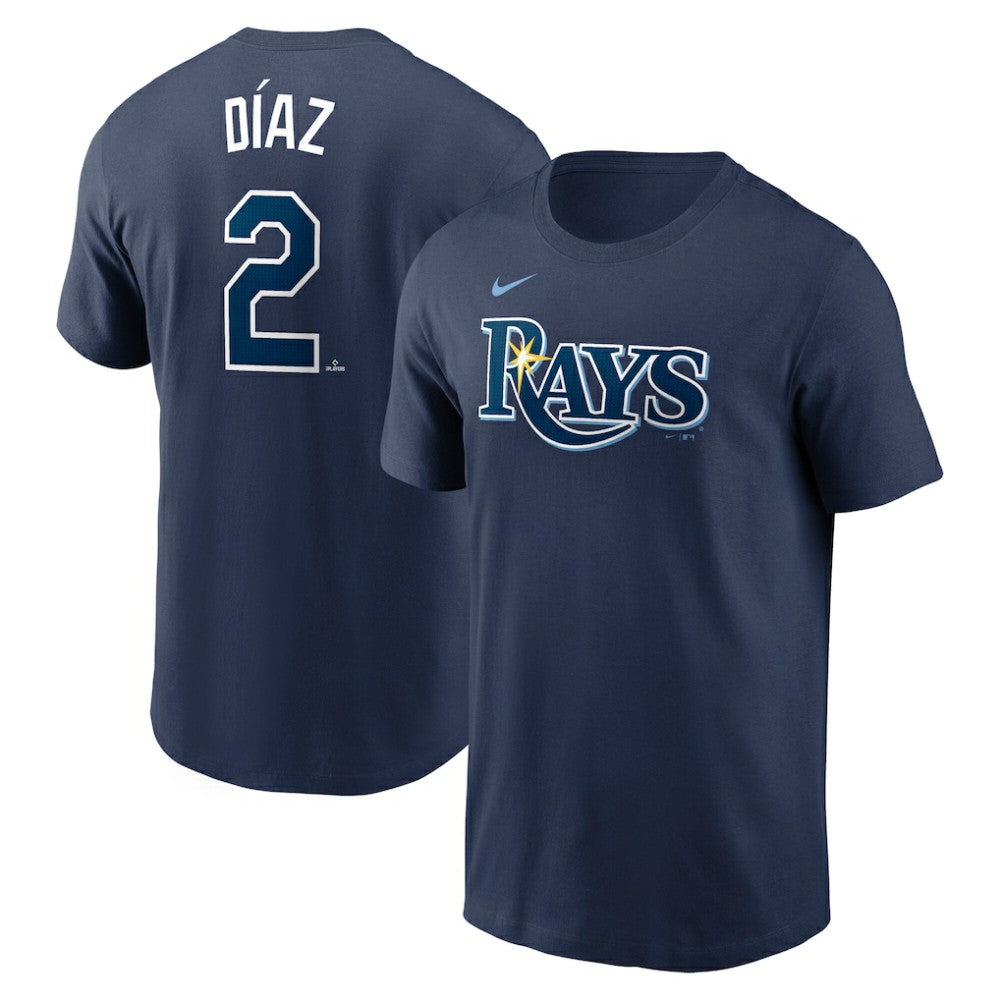 Yandy Diaz Tampa Bay Rays Nike Fuse Name & Number T-Shirt Lifestyle