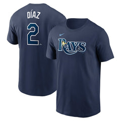 Yandy Diaz Tampa Bay Rays Nike Fuse Name & Number T-Shirt Lifestyle