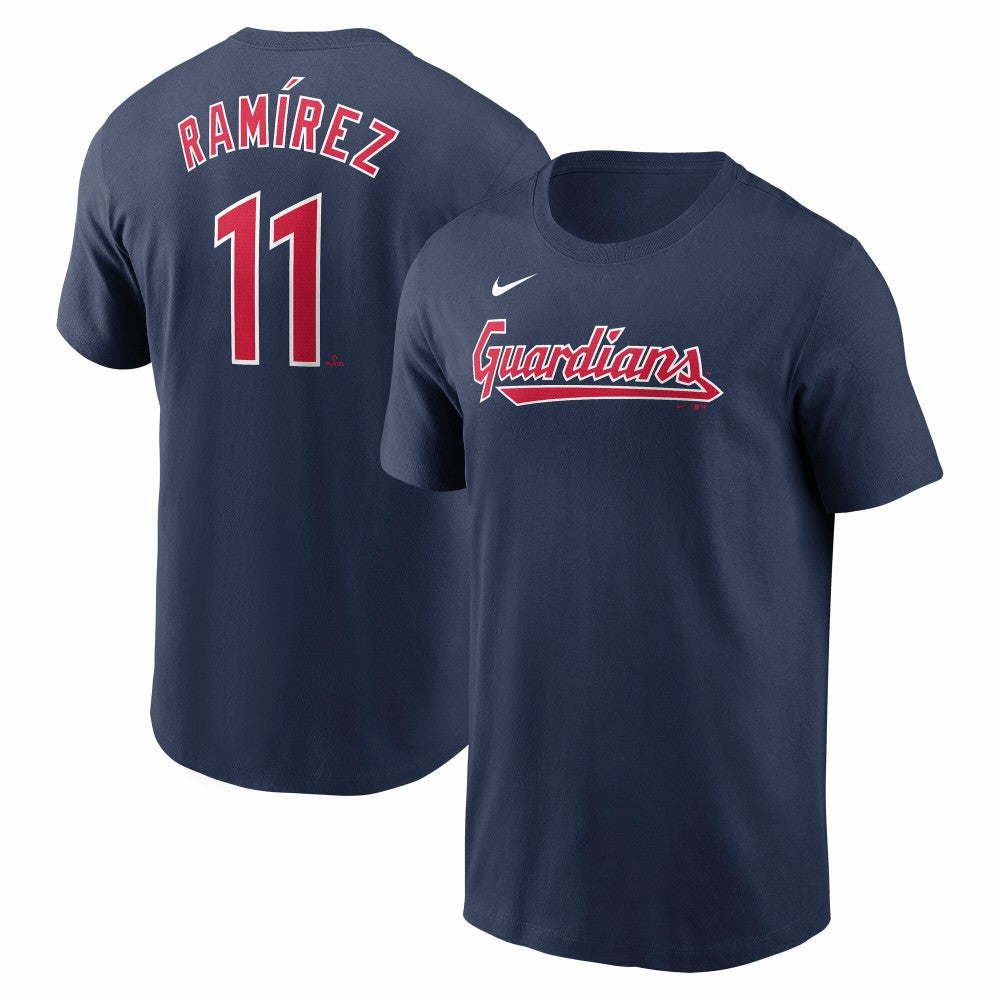 Jose Ramirez Cleveland Guardians Nike Fuse Name & Number T-Shirt discount
