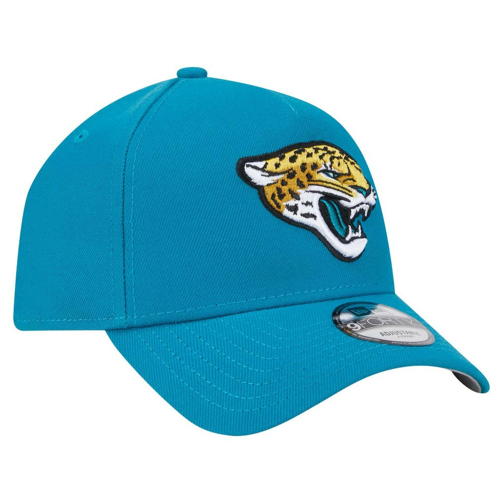 Jacksonville Jaguars New Era A-Frame 9FORTY Adjustable Hat Teal - NFL