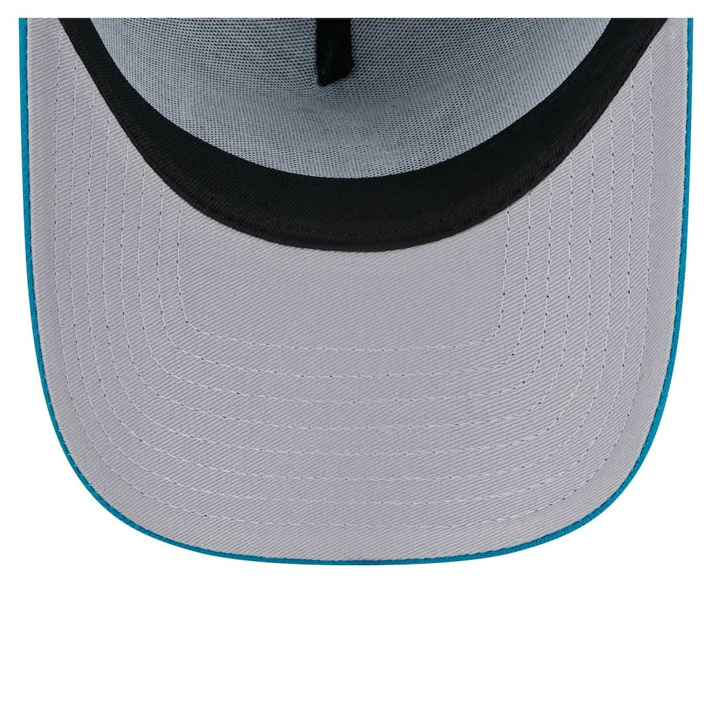 Jacksonville Jaguars New Era A-Frame 9FORTY Adjustable Hat Teal - NFL