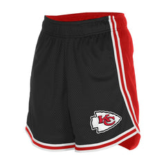 Kansas City Chiefs New Era Women's Sport Classics Mesh Shorts Black/Red - NFL