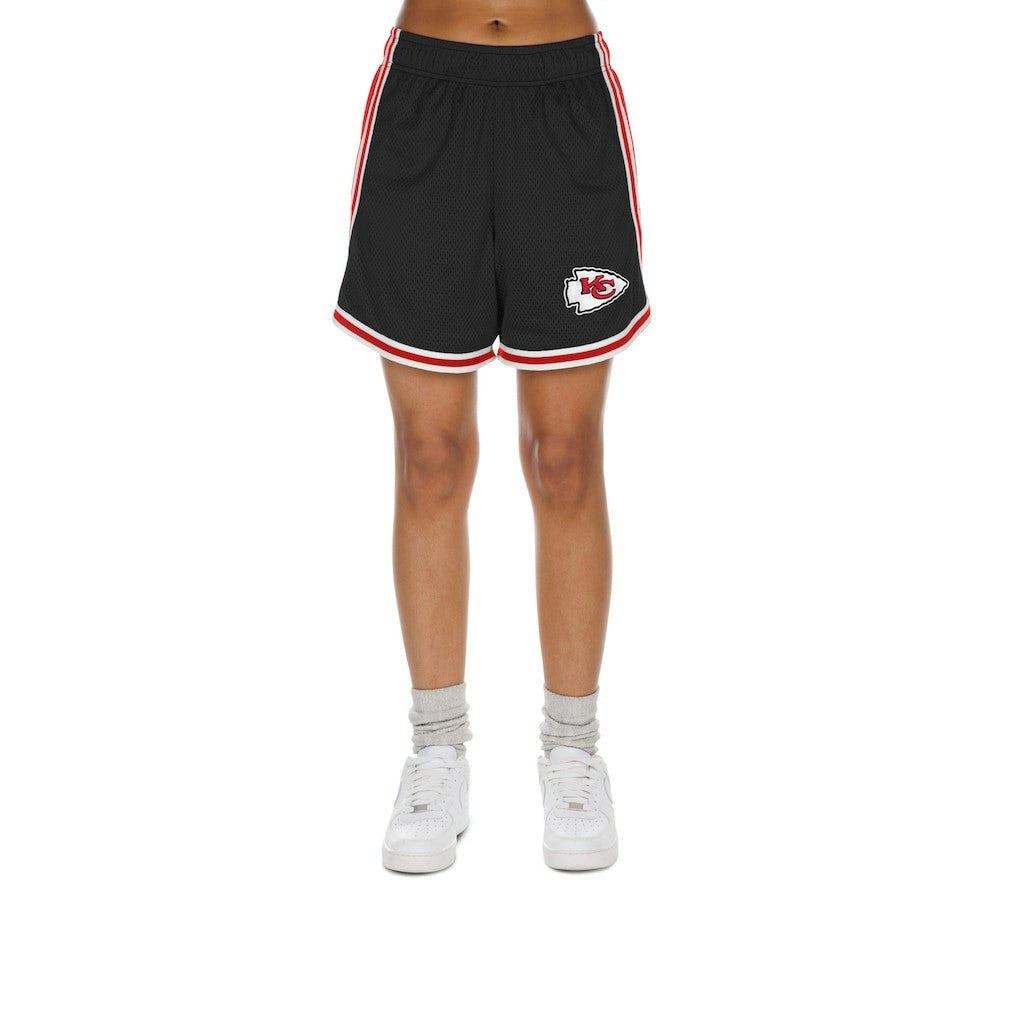 Kansas City Chiefs New Era Women's Sport Classics Mesh Shorts Black/Red - NFL