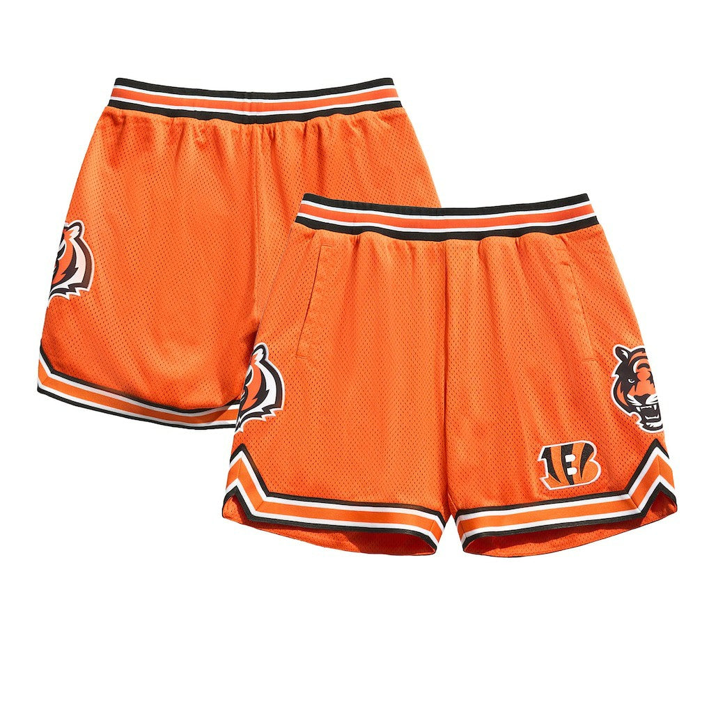 Cincinnati Bengals Chalk Line Court Shorts Orange/Black - NFL