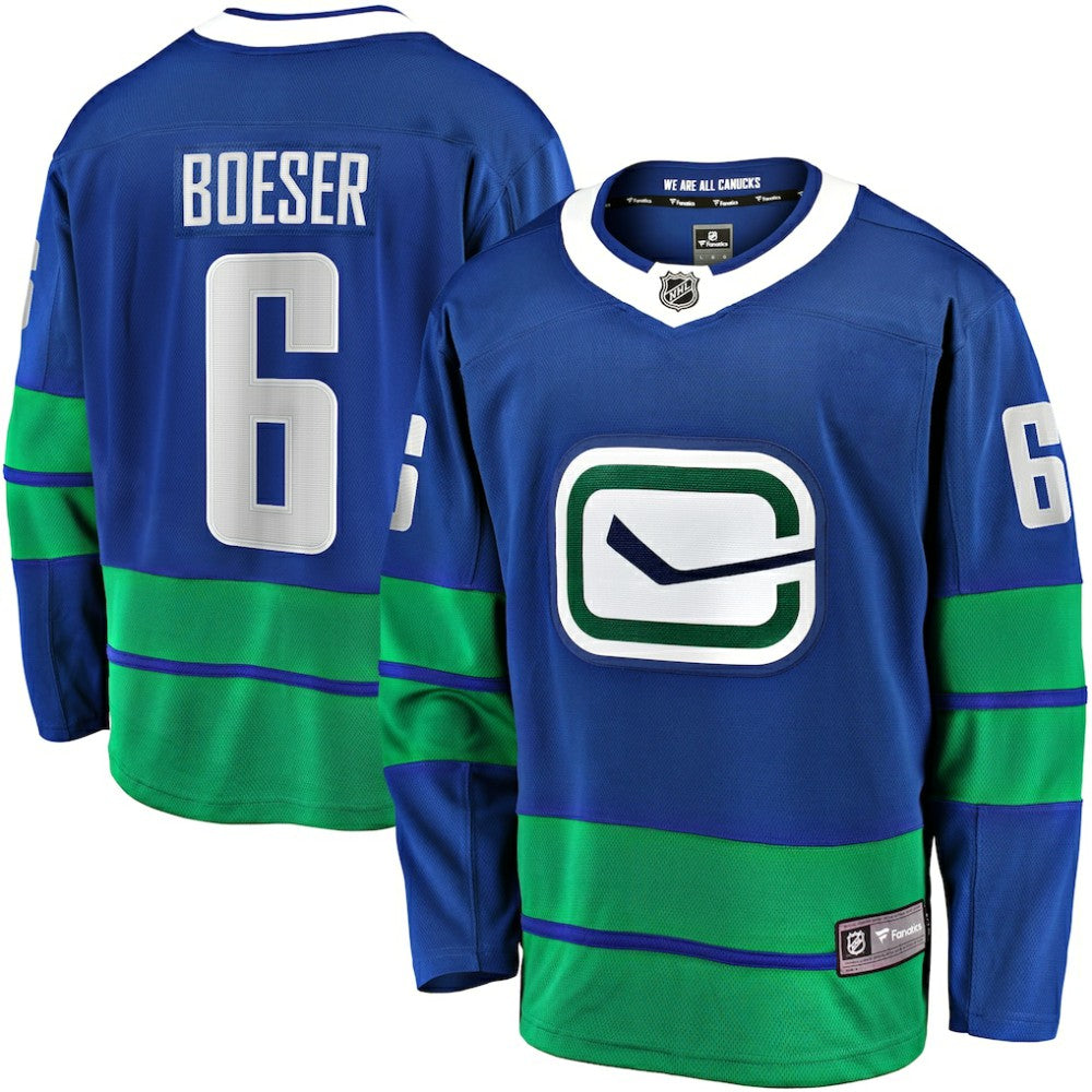 Brock Boeser Vancouver Canucks Fanatics Breakaway Jersey - Blue | NHL Jerseys