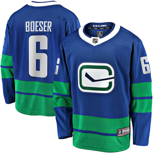 Brock Boeser Vancouver Canucks Fanatics Breakaway Jersey - Blue | NHL Jerseys