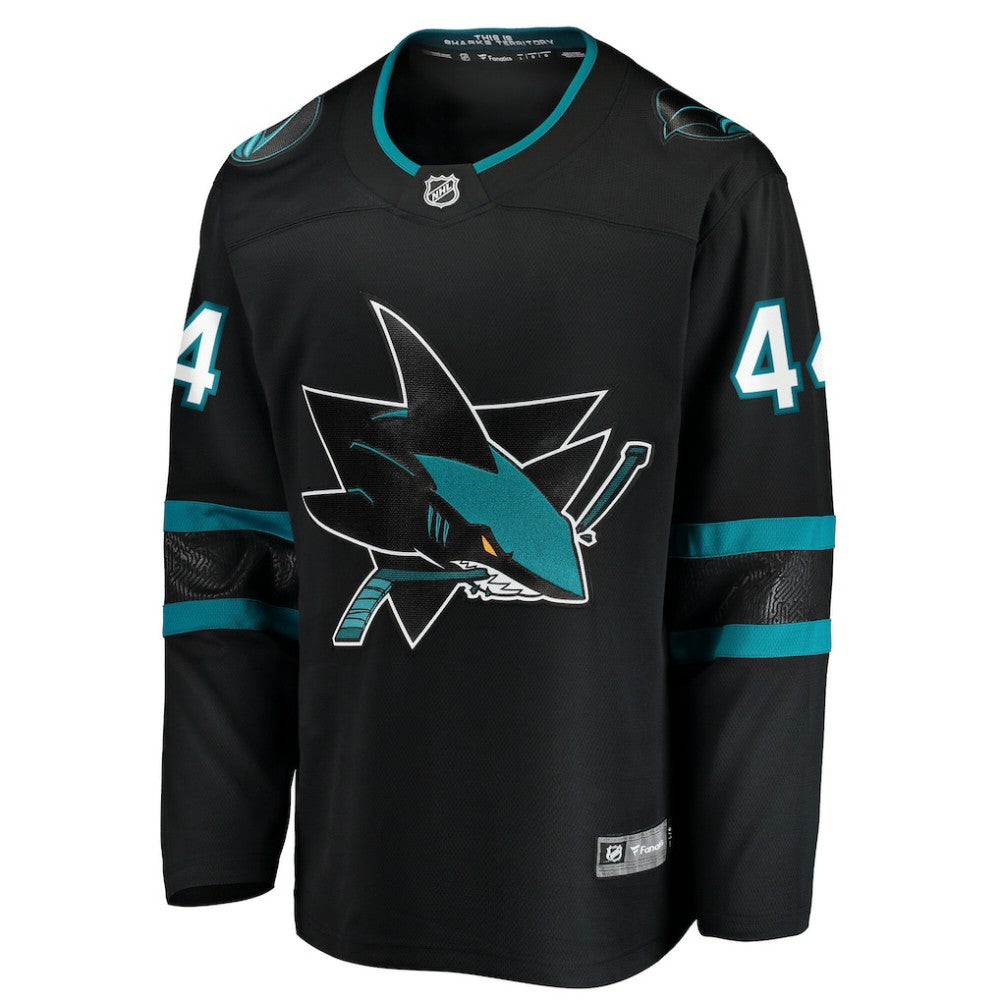 Marc-Edouard Vlasic San Jose Sharks Fanatics Breakaway Jersey - Black | NHL Jerseys