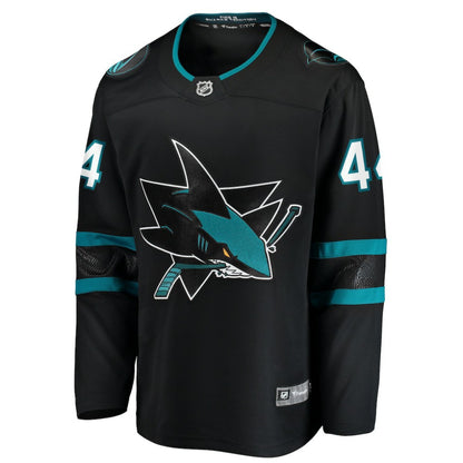 Marc-Edouard Vlasic San Jose Sharks Fanatics Breakaway Jersey - Black | NHL Jerseys
