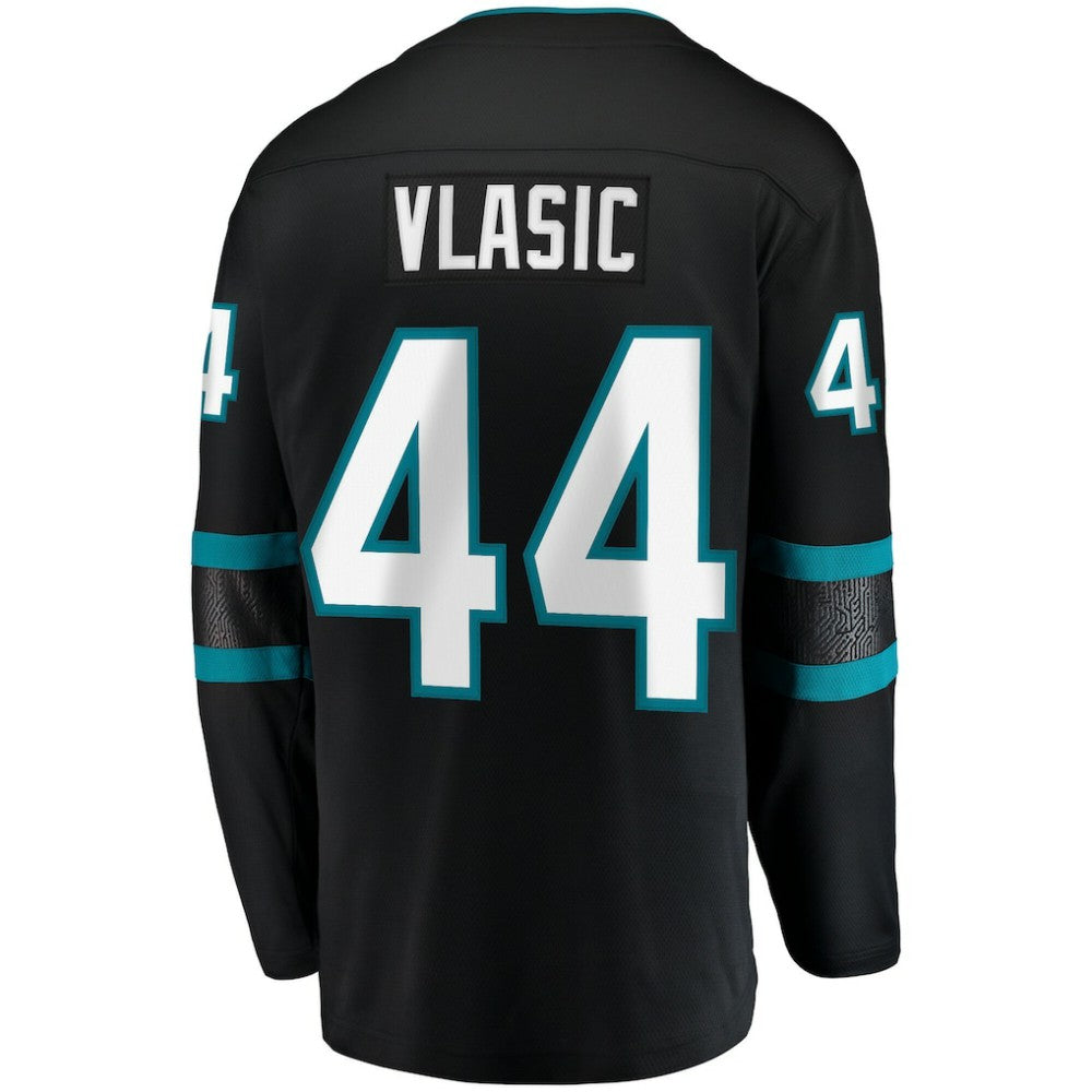 Marc-Edouard Vlasic San Jose Sharks Fanatics Breakaway Jersey - Black | NHL Jerseys
