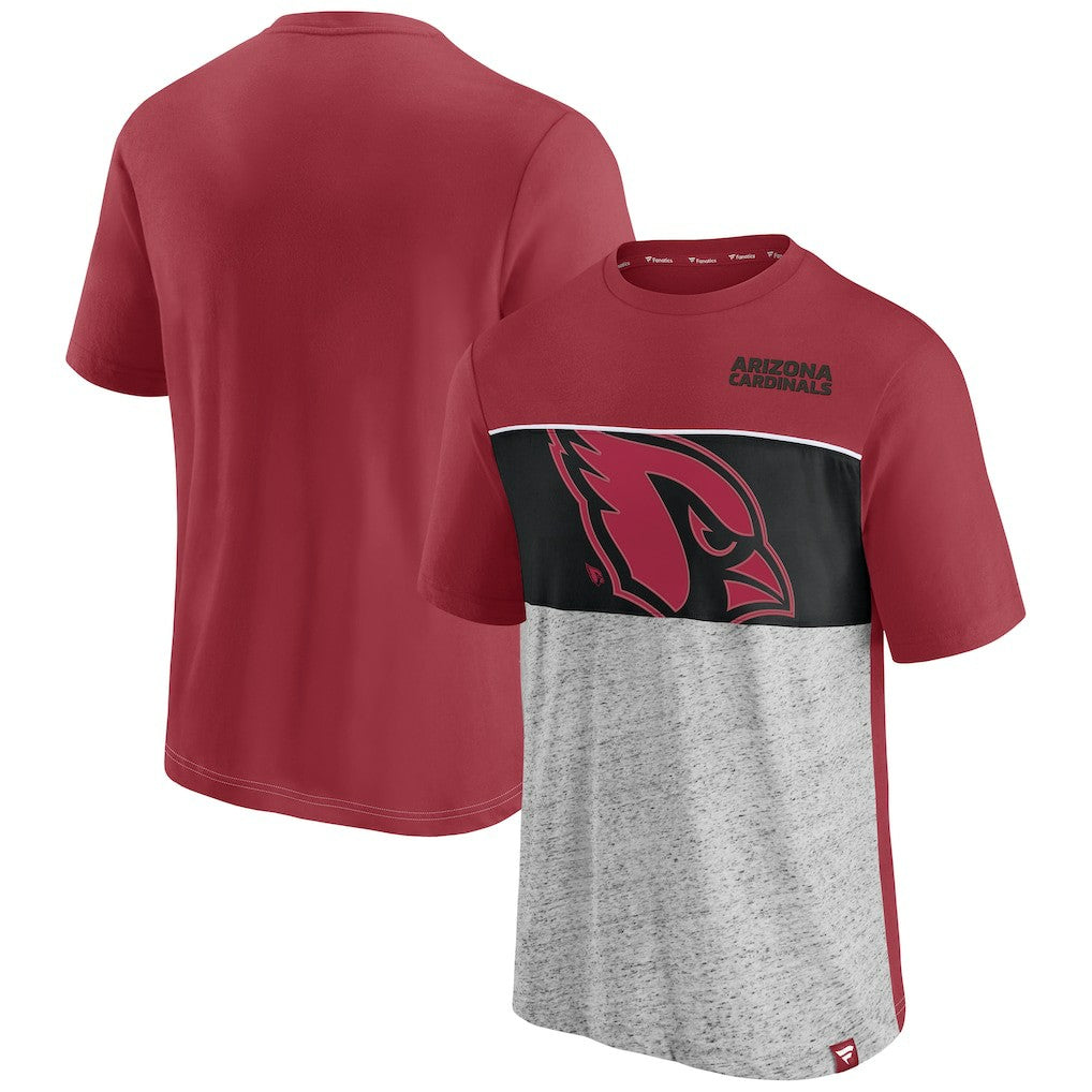 Arizona Cardinals Colorblock T-Shirt Cardinal - Fanatics