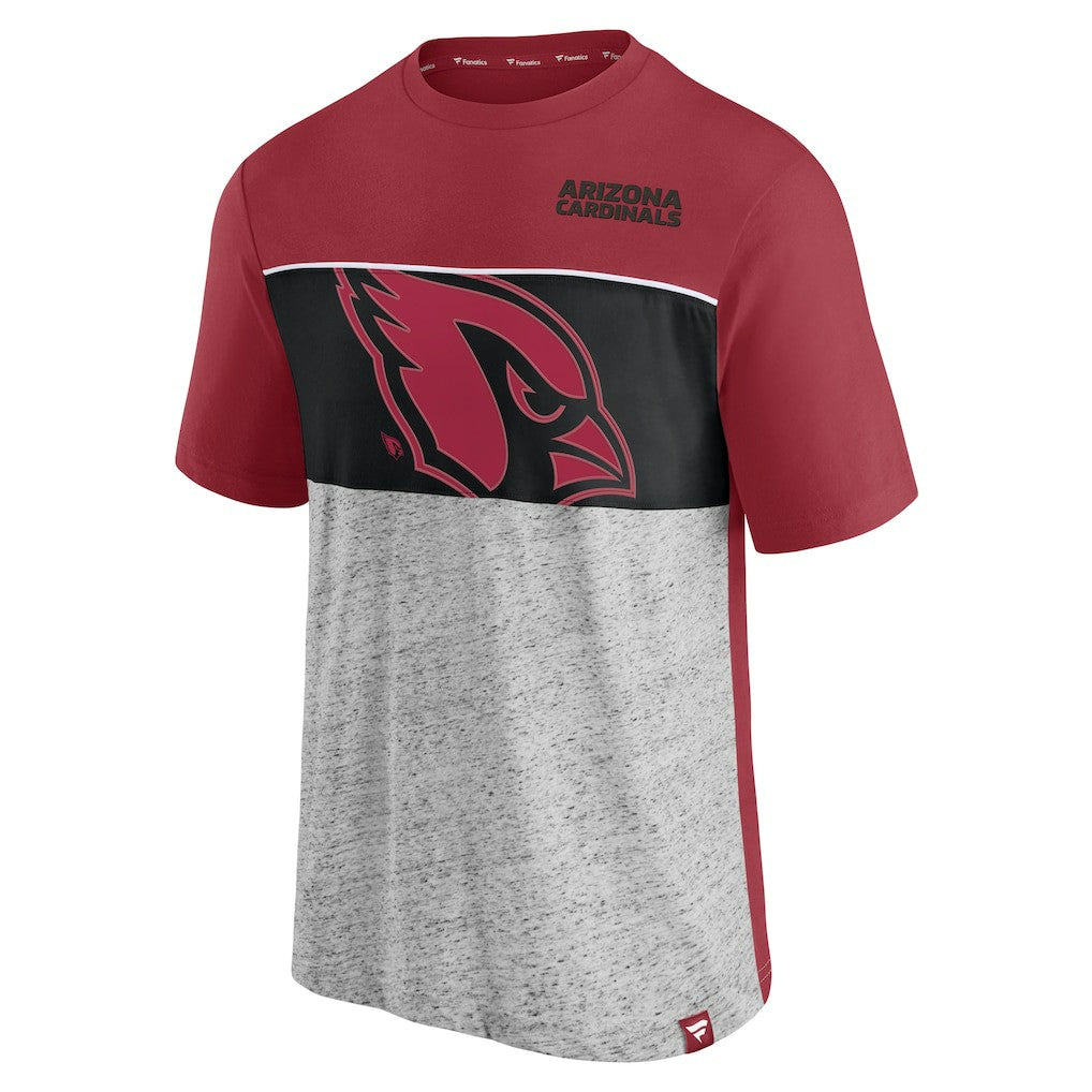 Arizona Cardinals Colorblock T-Shirt Cardinal - Fanatics