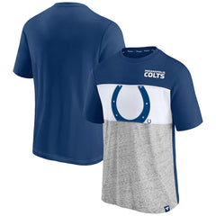 Indianapolis Colts Colorblock T-Shirt Royal - Fanatics