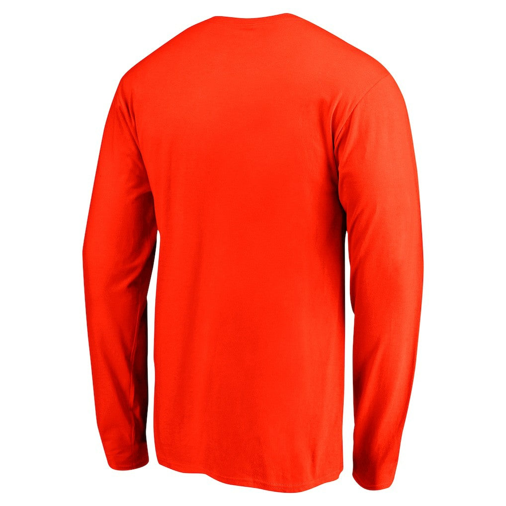 Cleveland Browns Team Arc Knockout Long Sleeve T-Shirt Orange - Fanatics