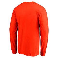 Cleveland Browns Team Arc Knockout Long Sleeve T-Shirt Orange - Fanatics