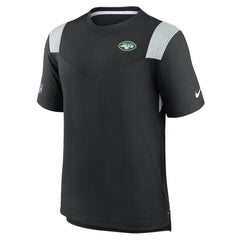 New York Jets Sideline Tonal Logo Performance Player T-Shirt Black - Nike