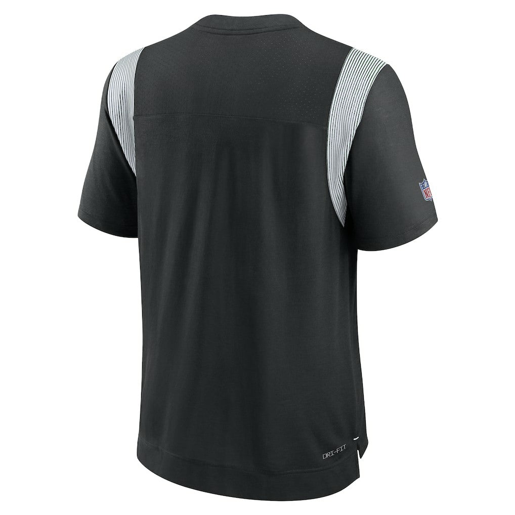 New York Jets Sideline Tonal Logo Performance Player T-Shirt Black - Nike