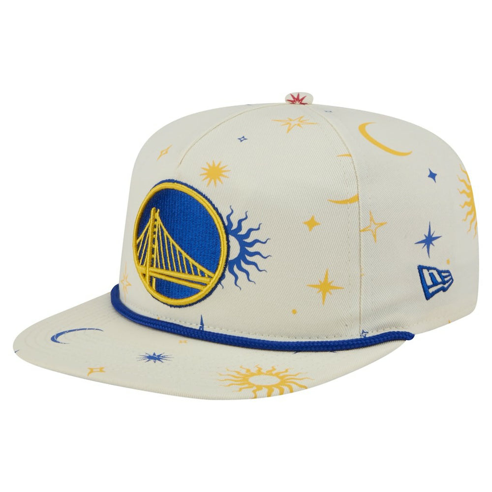New Era - Golden State Warriors Lunar Golfer Snapback Hat - Cream