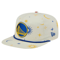 New Era - Golden State Warriors Lunar Golfer Snapback Hat - Cream
