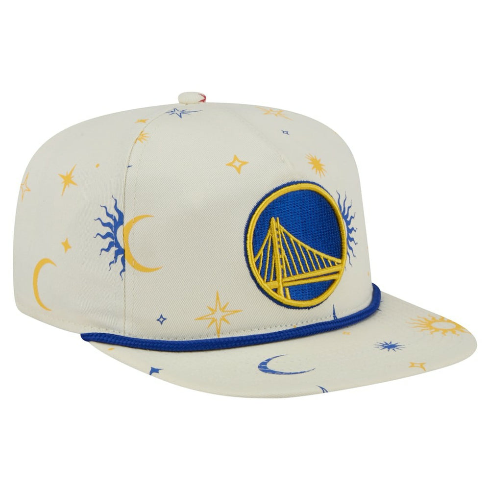 New Era - Golden State Warriors Lunar Golfer Snapback Hat - Cream