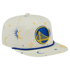 New Era - Golden State Warriors Lunar Golfer Snapback Hat - Cream