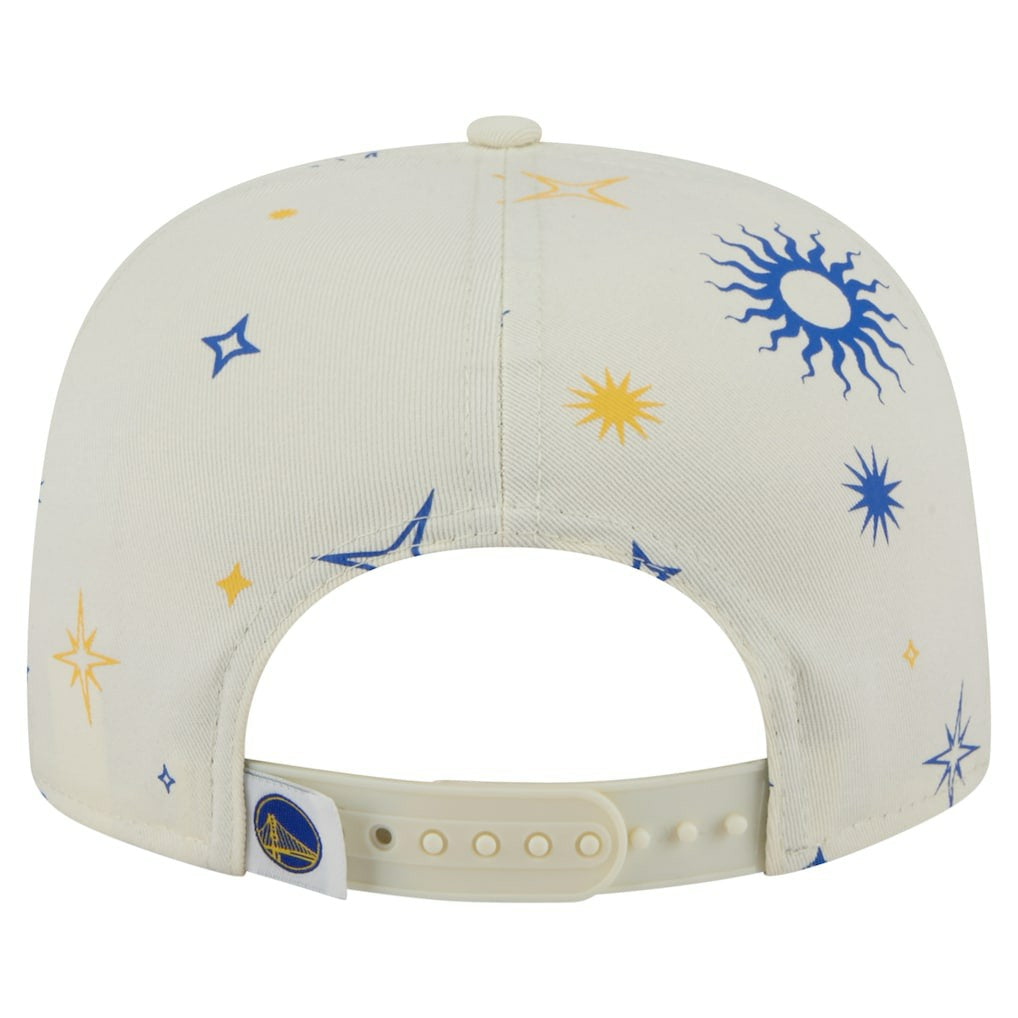 New Era - Golden State Warriors Lunar Golfer Snapback Hat - Cream