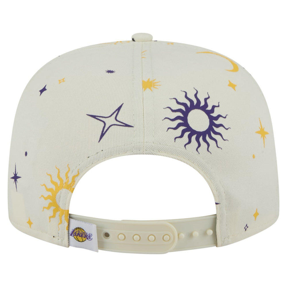 New Era - Los Angeles Lakers Lunar Golfer Snapback Hat - Cream