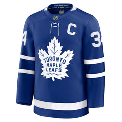 Auston Matthews Toronto Maple Leafs - Fanatics Captain Patch Home Premium Jersey Blue