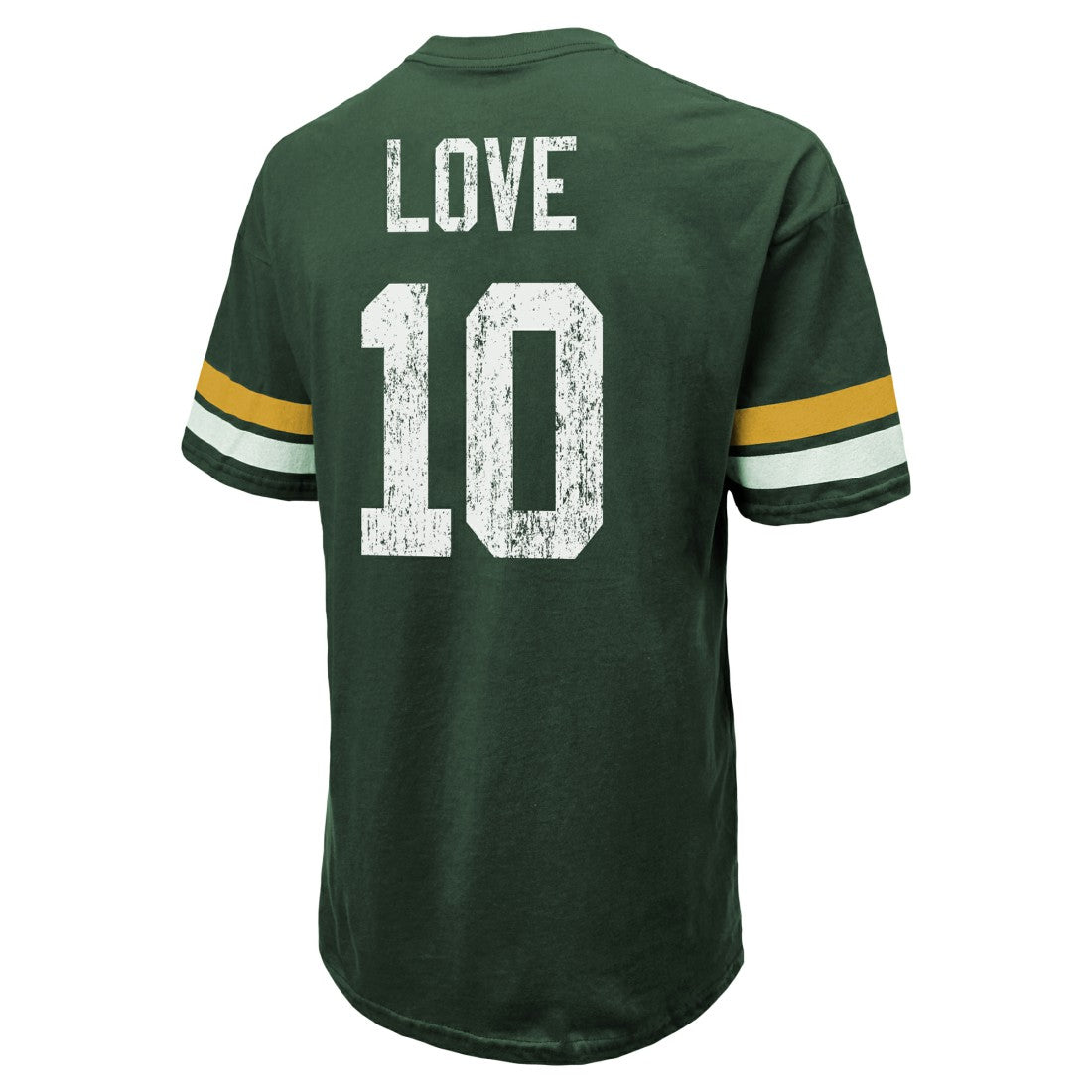 Jordan Love Green Bay Packers Majestic Threads Name & Number Oversize Fit T-Shirt Green - NFL