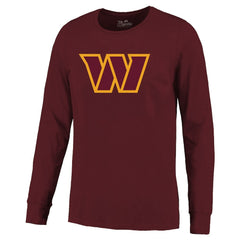 Jayden Daniels Washington Commanders Majestic Threads Name & Number Non-Distressed Long Sleeve T-Shirt Burgundy - NFL