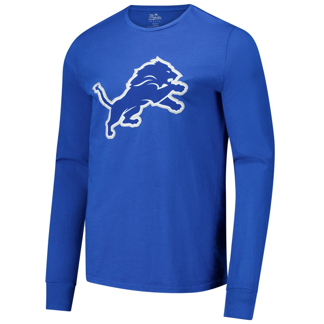 Amon-Ra St. Brown Detroit Lions Majestic Threads Name & Number Long Sleeve T-Shirt Blue - NFL