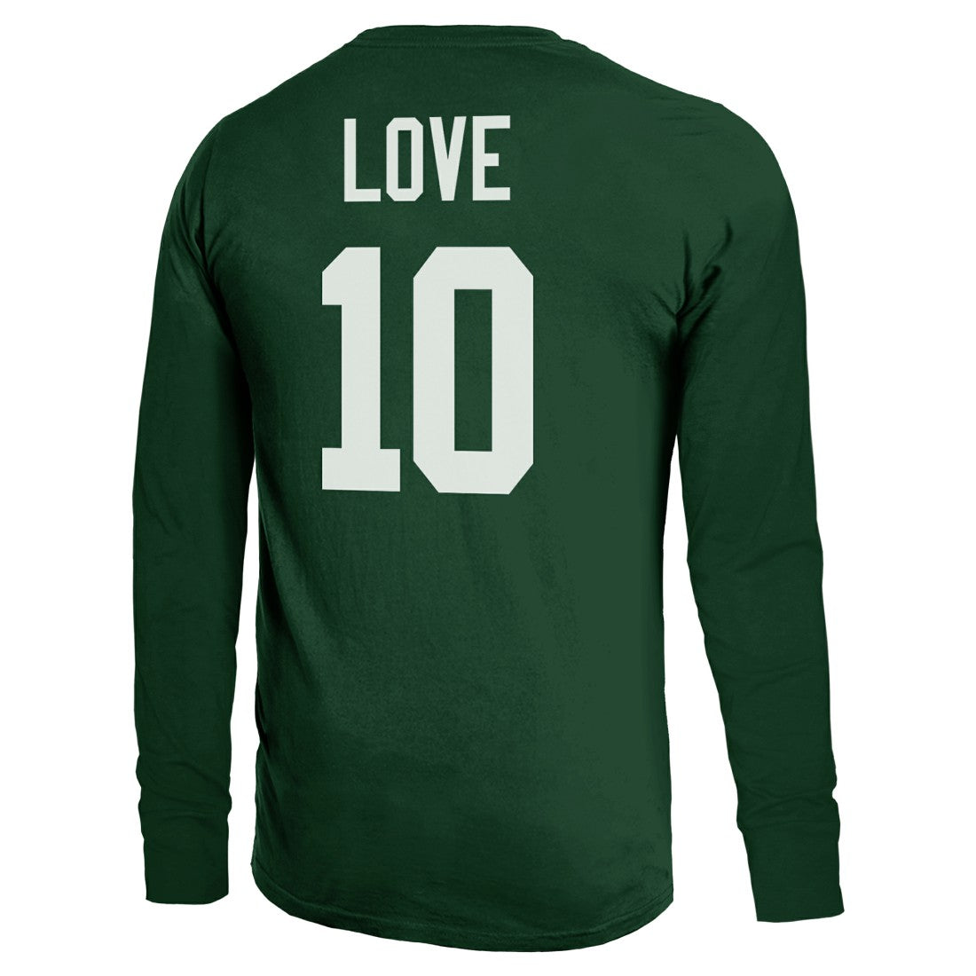 Jordan Love Green Bay Packers Majestic Threads Name & Number Long Sleeve T-Shirt Green - NFL
