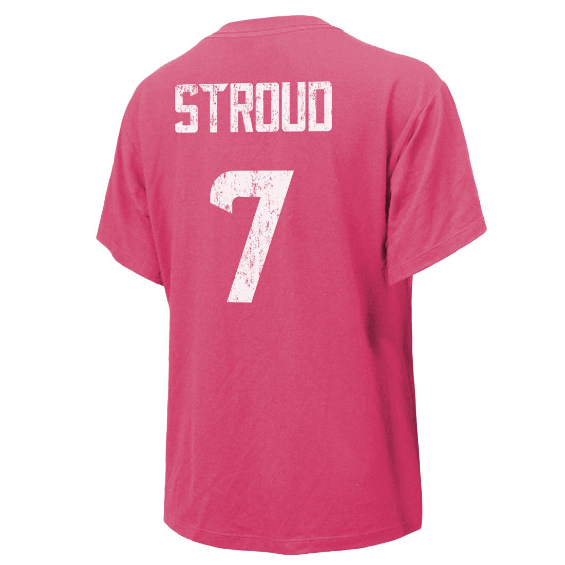 C.J. Stroud Houston Texans Majestic Threads Women's Name & Number T-Shirt Pink - NFL