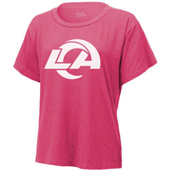 Puka Nacua Los Angeles Rams Majestic Threads Women's Name & Number T-Shirt Pink - NFL