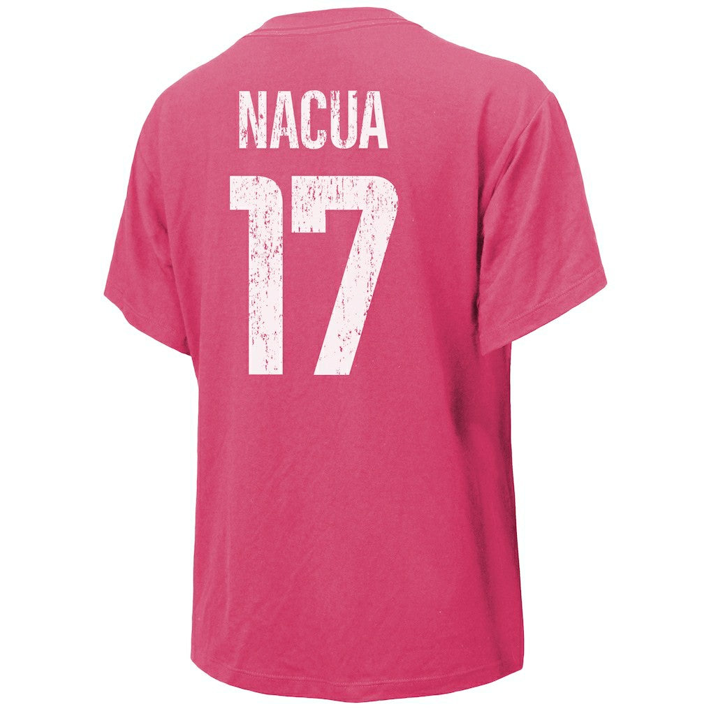 Puka Nacua Los Angeles Rams Majestic Threads Women's Name & Number T-Shirt Pink - NFL
