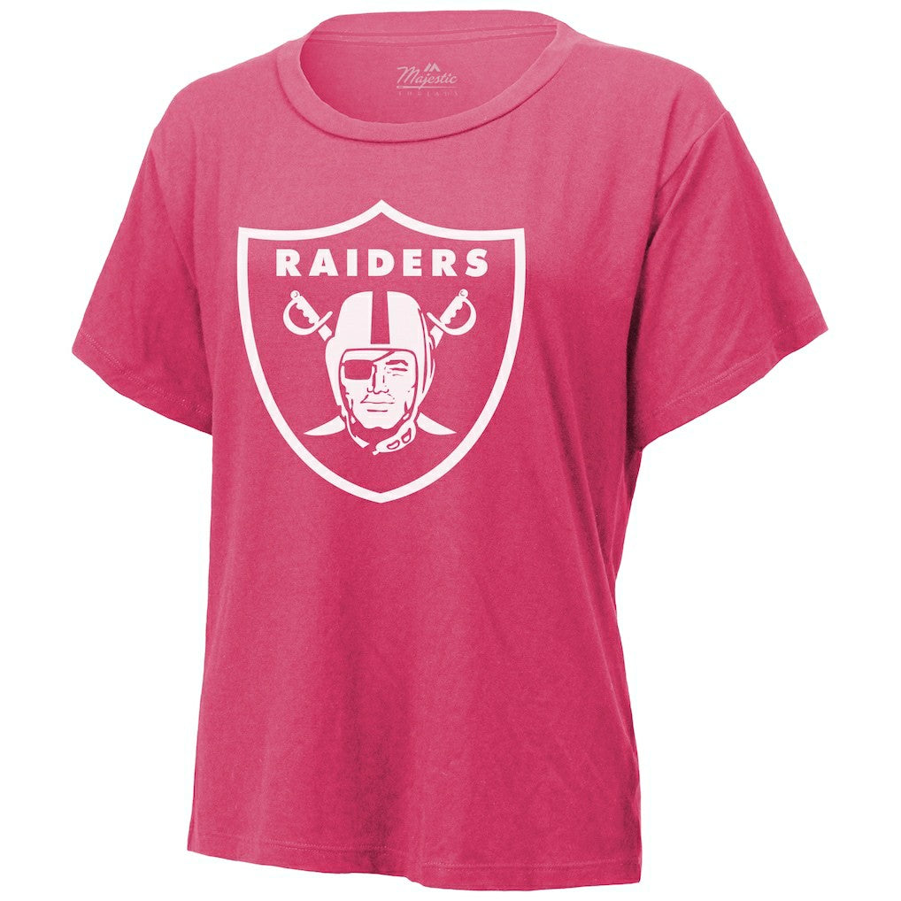 Maxx Crosby Las Vegas Raiders Majestic Threads Women's Name & Number T-Shirt Pink - NFL