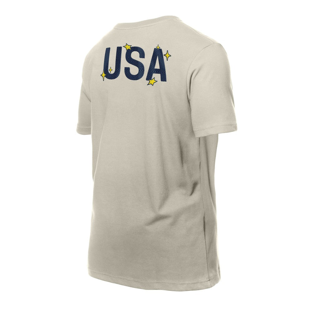 New Era USMNT New Era Logo Select T-Shirts - Light Beige